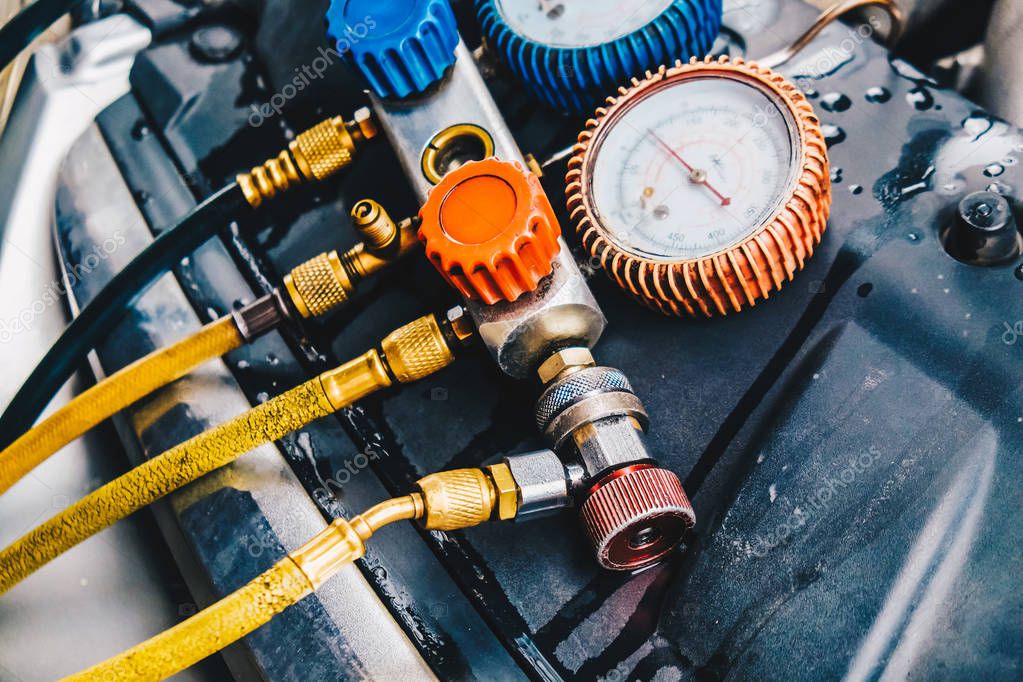 Klimaservice am Fahrzeug