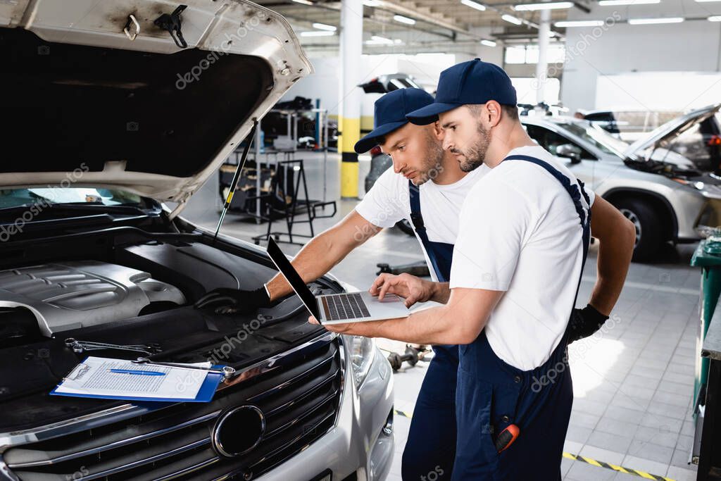 Fahrzeugdiagnose in der Werkstatt